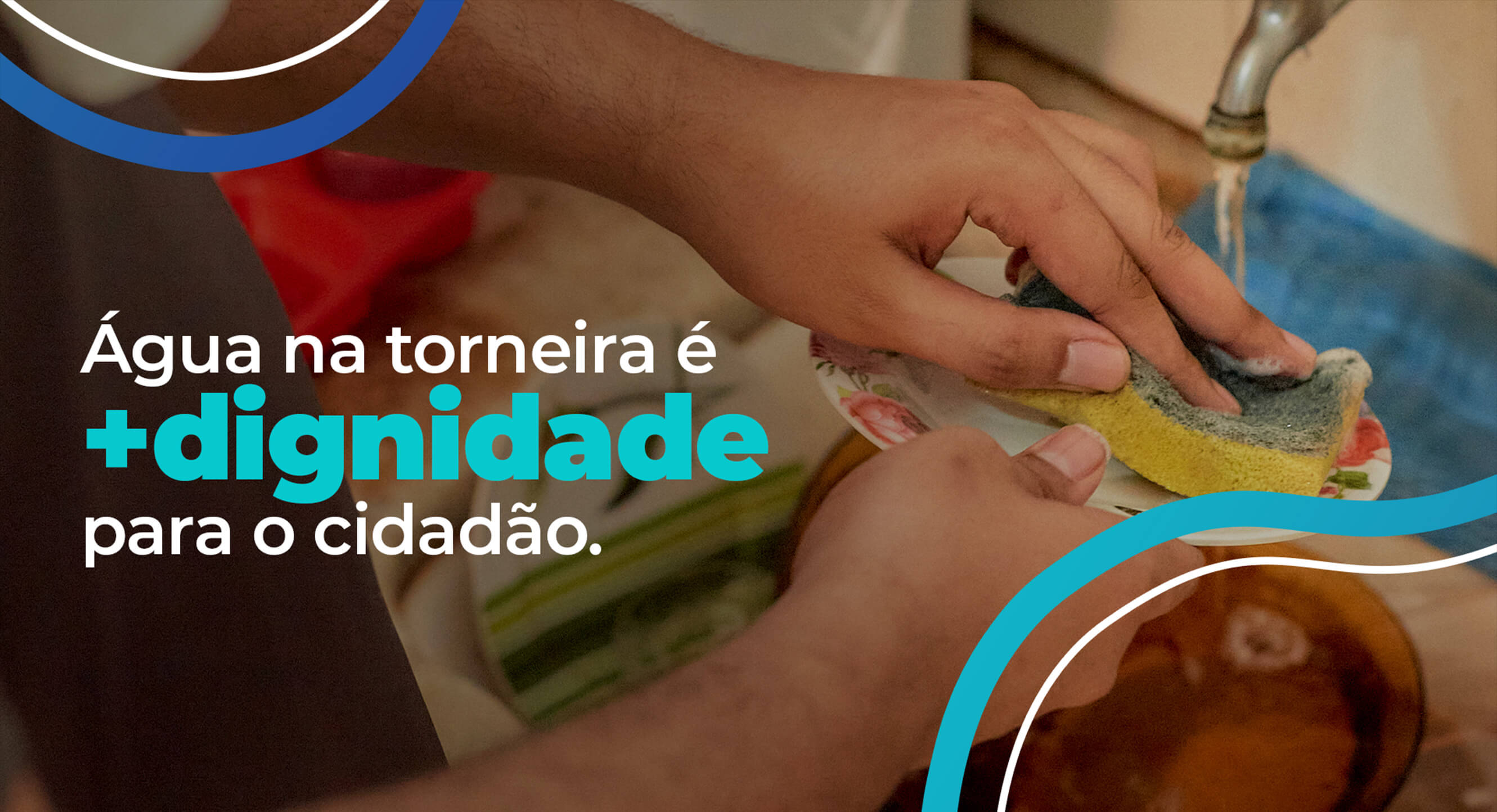 Água na torneira é mais dignidade para o cidadão